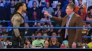 Roman Reigns attack Elias and Mr McMahon Smack Down live 16 April 2019 shake up