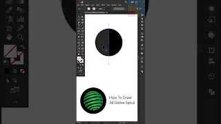 How to Create 3D Globe Spiral Logo in Adobe Illustrator Tutorial
