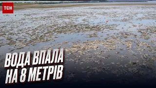 😱 Вода у Каховському водосховищі ВПАЛА до 9 метрів! Що загрожує українцям?