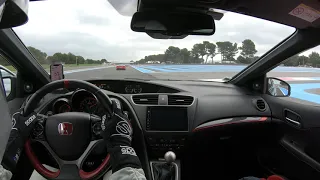 Paul Ricard Trackday - 111 Racing Team - Civic Type R FK2 by Monstaka - Slick tyres