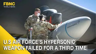 U.S air force’s hypersonic weapon failed for a third time #shorts