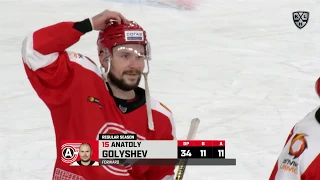 Golyshev scores GWG in OT