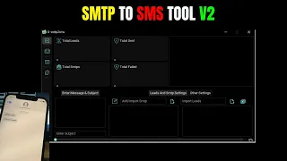 smtp to sms sender | python tool 2023