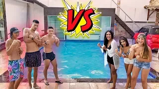 DESAFIO DA PISCINA - GAROTOS X GAROTAS !!!