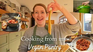 Cooking from my Vegan Pantry - Simple plant based meal ideas