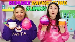 REMAKING BACKGROUND SLIMES CHALLENGE! Slimeatory #625