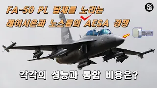 FA-50 PL 탑재를 노리는 레이시온과 노스롭의 AESA 경쟁에 어부지리를 얻게 된 KAI: 각각의 성능과 통합 비용은? [466화]