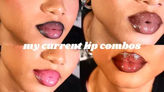 MY CURRENT FAVORITE LIP COMBOS 💋 #lipcombo