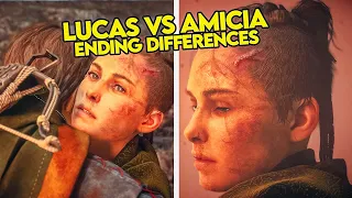 A Plague Tale Requiem - All Endings Secret Outcome (Amicia vs Lucas Post-Ending Differences)