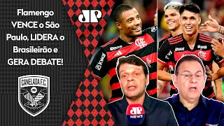 "OLHA QUE LOUCURA ISSO! O Flamengo é LÍDER do Brasileirão e..." VITÓRIA contra São Paulo GERA DEBATE