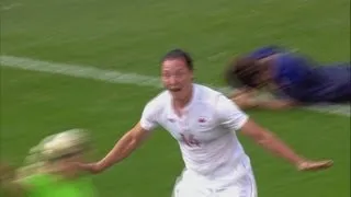 Football Women's Group F - Japan v Canada - London 2012 Olympic Games Highlights - Goal 2-1