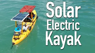 DIY solar powered electric kayak (overview and demo)