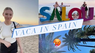 what we did and where we stayed in Spain ☀️ vacation vlog!