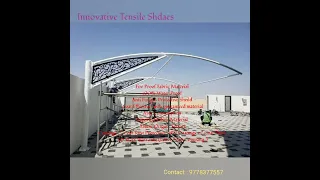 Tensile Car Porch/Tensile Shade Structure in Kerala.   Luxury & Cost Effective   (Call : 9778377557)