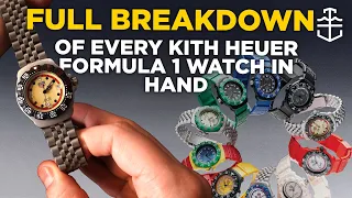 All 10 TAG Heuer Kith Formula 1 models in hand!