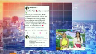 Pamela Cortés reaparece en Twitter tras operación