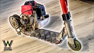 Motorized Freestyle Scooter [Powerful Design] Homemade, DIY