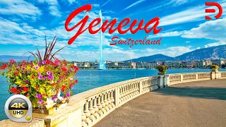 Geneva - Switzerland | Travelling From Milan To The Beautiful Lake City | 4K - [UHD]