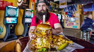 ROQUE PUB'S HALF BARREL BURGER CHALLENGE | FLORIDA PT.2 | BeardMeatsFood