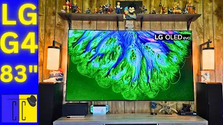 LG G4 83 Inch MLA OLED | Unboxing, Overview, & Installation | Best Large TV 2024