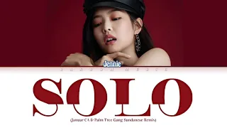 JENNIE - ‘SOLO’ (Januar CA & Palm Tree Sundanese Remix) (Color Coded Lyrics Eng/Rom/Han)