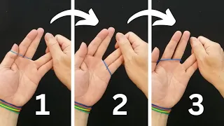 BEST Magic. Tutorial Jumping RubberBand Trick. Easy Magic.