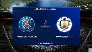 PSG vs MANCHESTER CITY | UEFA Champions League UCL | PES 2021 Gameplay PC