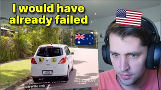 American reacts to the Australian Driving Test