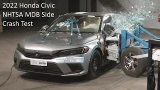 2022 Honda Civic NHTSA MDB Side Crash Test