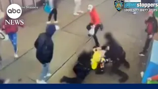 Times Square officer attacked