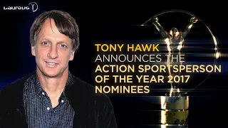 Tony Hawk: The Nominees for the Laureus World Action Sportsperson of the Year Award are...