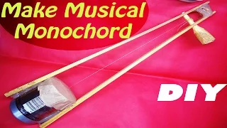 How to make a Monochord | DIY Home Made Monochord | Musical Instrument Project