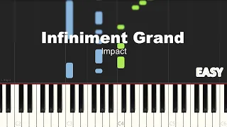 Impact - Infiniment Grand | EASY PIANO TUTORIAL BY Extreme Midi