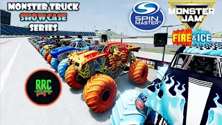 MONSTER TRUCK Monster Jam Showcase Series BeamNG Drive Freestyle! Spin Master Fire Vs. Ice