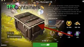 Open 18 Concept 1B Containers|26k Gold| You are not alone...|                      ⚡️WoT B⚡️