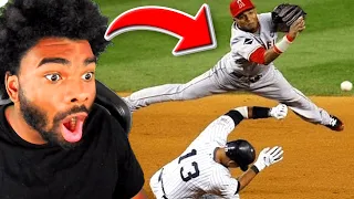 FOOTBALL FAN REACTS TO Best MLB Plays of April 2023 (BASEBALL FIRST TIME REACTION)