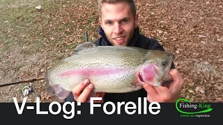 V-Log: Forellenangeln - Forellenpark Adams Angelteiche | Fishing-King.de