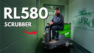 BullFrog RL580 - Affordable & Efficient Compact Ride-On Scrubber!