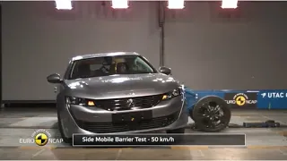 2019 New Peugeot 508 Crash Test! Good 5 Stars!