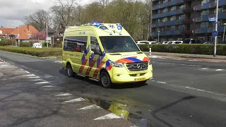 Ambulance 06-151 met spoed naar het RadboudUMC Nijmegen