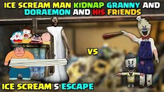 Granny and Doraemon and Friends vs Ice Scream Man I granny vs doraemon I  doraemon granny I granny