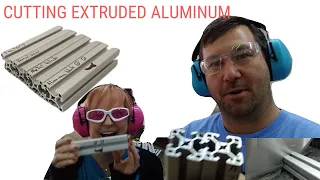How to Cut Extruded Aluminum Profiles.  Are Aluminum Cutting Blades Worth It?Miter Saw or Band Saw