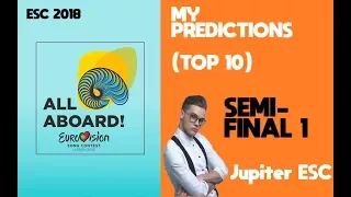 Eurovision (ESC) 2018 - My Predictions for Semi-Final 1 (Top 10 Qualifiers)