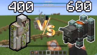 400 Iron Golem vs 600 Ravagers