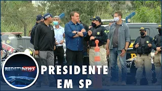 SP: Bolsonaro participa de reinauguração de pista do Aeroporto de Congonhas