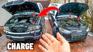 How to properly charge BMW X5 E53 E39 E38 E70 What to do if the battery is dead in the cold BMW