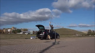 Setting up the FoldingAntennas portable hexbeam (PH0NO)