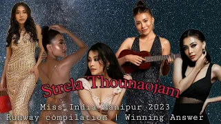 Miss India Manipur 2023 Strela Thounaojam Runway Walk Compilation