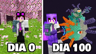 EU SOBREVIVI 100 DIAS NO MINECRAFT HARDCORE 1.20 - O FILME