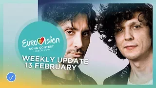 Eurovision Song Contest - Weekly Update - 13 February 2018